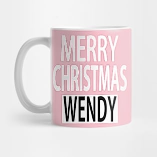 Merry Christmas Wendy Mug